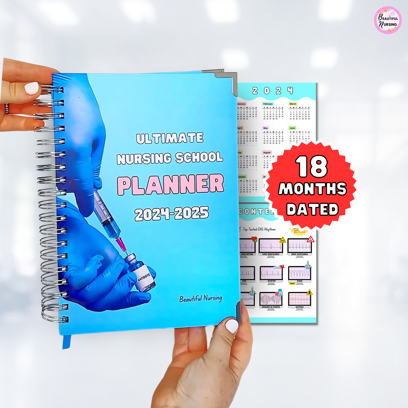 Nursing School Planner | Dated JUN 2024 - DEC 2025