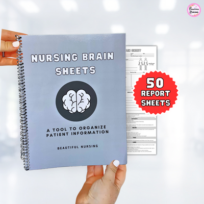 Nurse Report Sheet Book